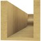 Ekena Millwork 6in. W x 6in. H x 32in. L Greensboro Woodgrain TimberThane Rafter Tail, Primed Tan RFTUR06X06X32GRNRCPR - alternate 5